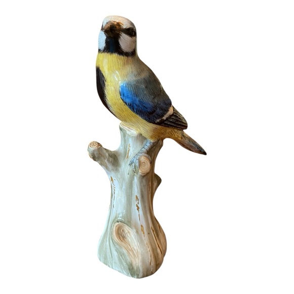 Antique 1700s - 1800s Meissen Eurasian Blue Tit Bird. Rare - Picture 5 of 13